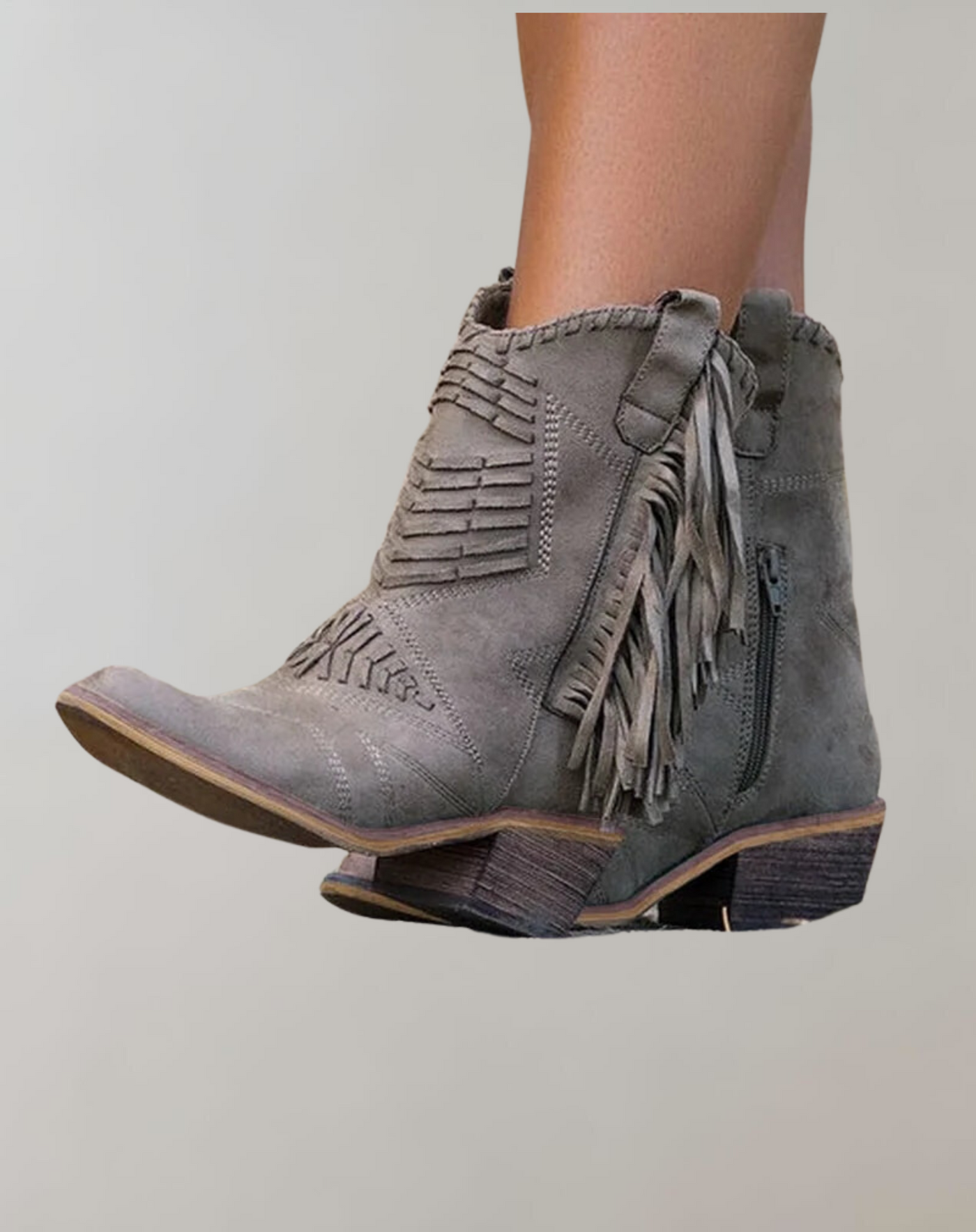 Western Boots | Ankle | Tassel | Cowboy Boots | Cowgirl Boots-Grace Aura