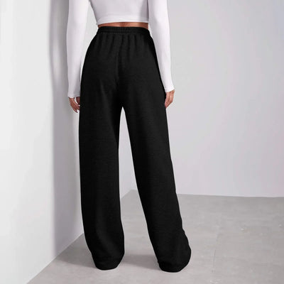 Wide Leg Joggers | Drawstring | Straight Leg | Wide Leg Sweatpants | Women's Joggers-Grace Aura