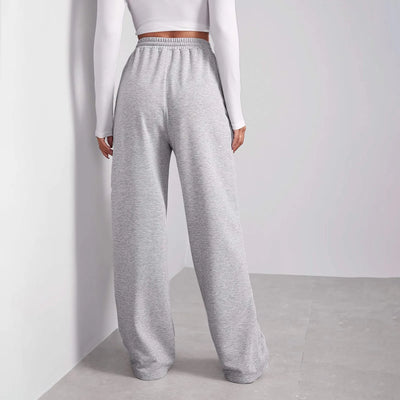 Wide Leg Joggers | Drawstring | Straight Leg | Wide Leg Sweatpants | Women's Joggers-Grace Aura