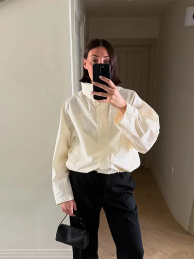 Windbreaker Jacket - Cropped - Lightweight - Casual Jacket - Women's Jacket-Grace Aura