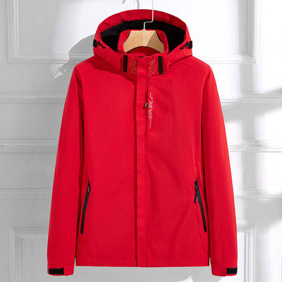 Windbreaker Jacket - Hooded - Outdoor - Waterproof Jacket - Women's Jacket-Grace Aura