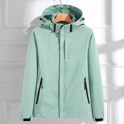 Windbreaker Jacket - Hooded - Outdoor - Waterproof Jacket - Women's Jacket-Grace Aura