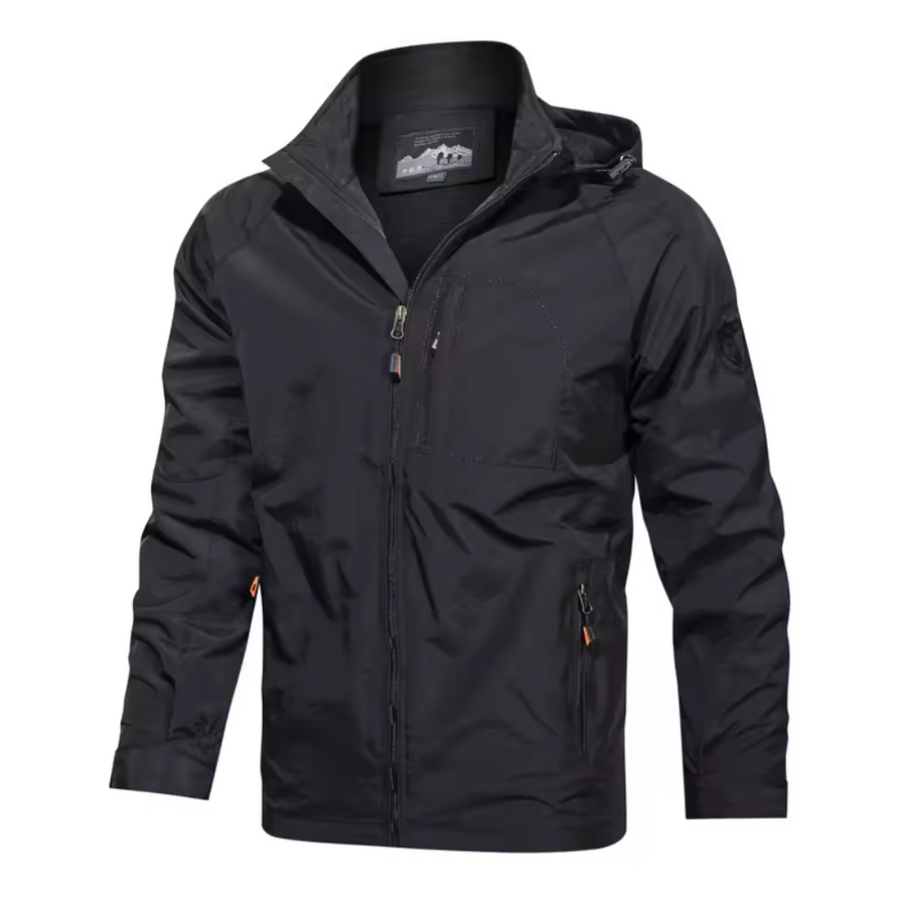 Windbreaker Jacket - Men's Hooded Waterproof Outdoor Jacket -Grace Aura