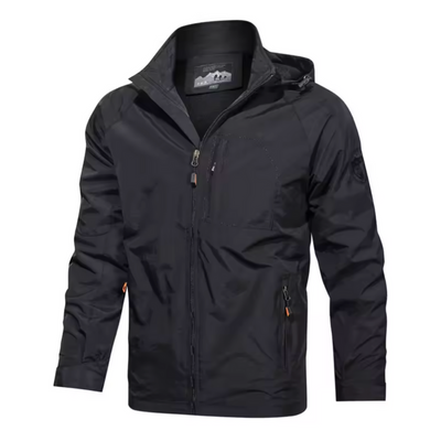 Windbreaker Jacket - Men's Hooded Waterproof Outdoor Jacket -Grace Aura