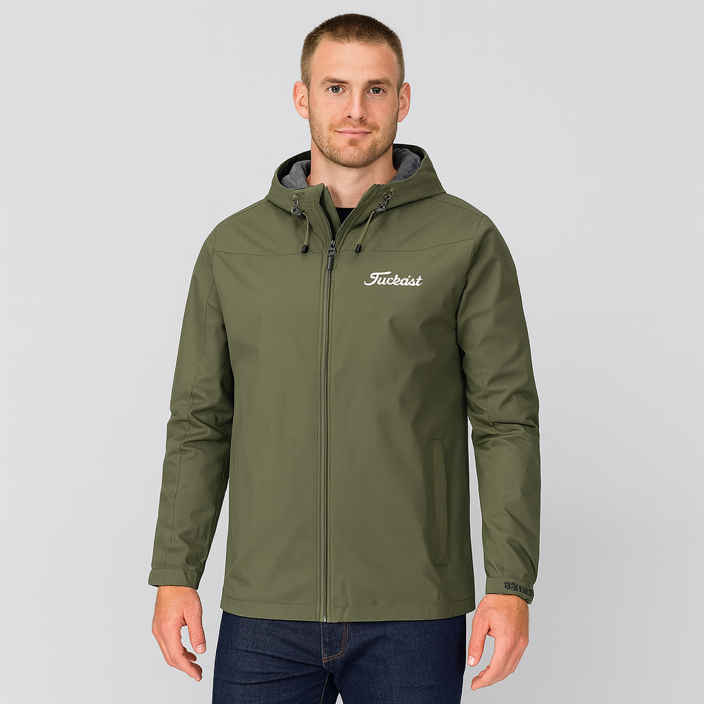 Windbreaker Jacket - Men's Zip-Up Waterproof Outdoor Jacket-Grace Aura