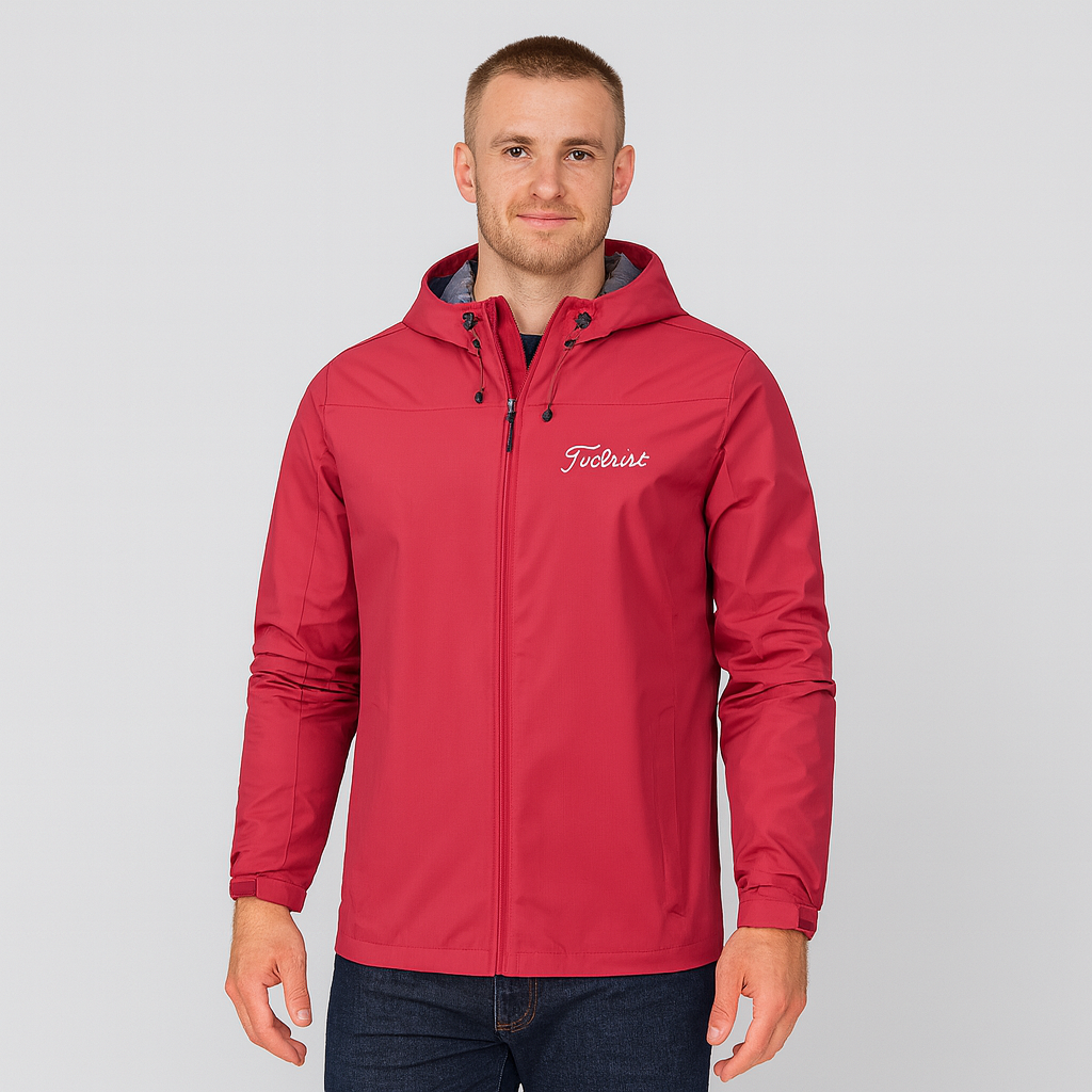 Windbreaker Jacket - Men's Zip-Up Waterproof Outdoor Jacket-Grace Aura