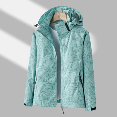 Windbreaker Jacket - Women's Hooded Waterproof Hiking Jacket-Grace Aura