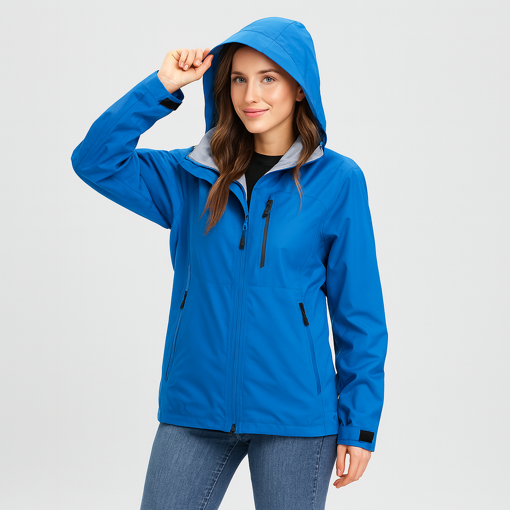 Windbreaker Jacket - Women's Hooded Windproof and Waterproof Jacket-Grace Aura
