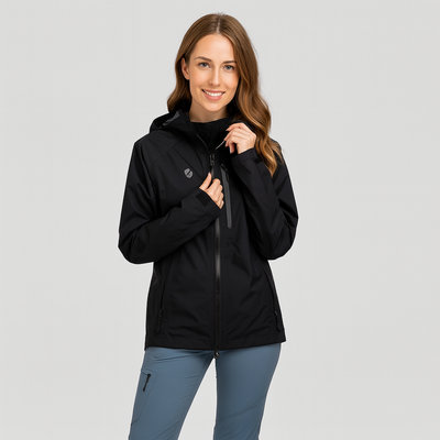 Windbreaker Jacket - Women's Hooded Windproof and Waterproof Jacket-Grace Aura