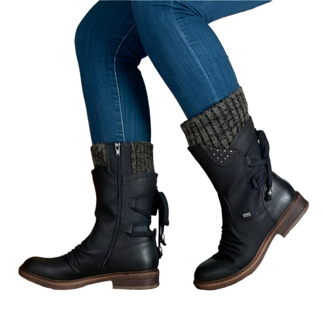 Winter Boots | Zipper | Non-Slip | Snow Boots | Women's Boots-Grace Aura