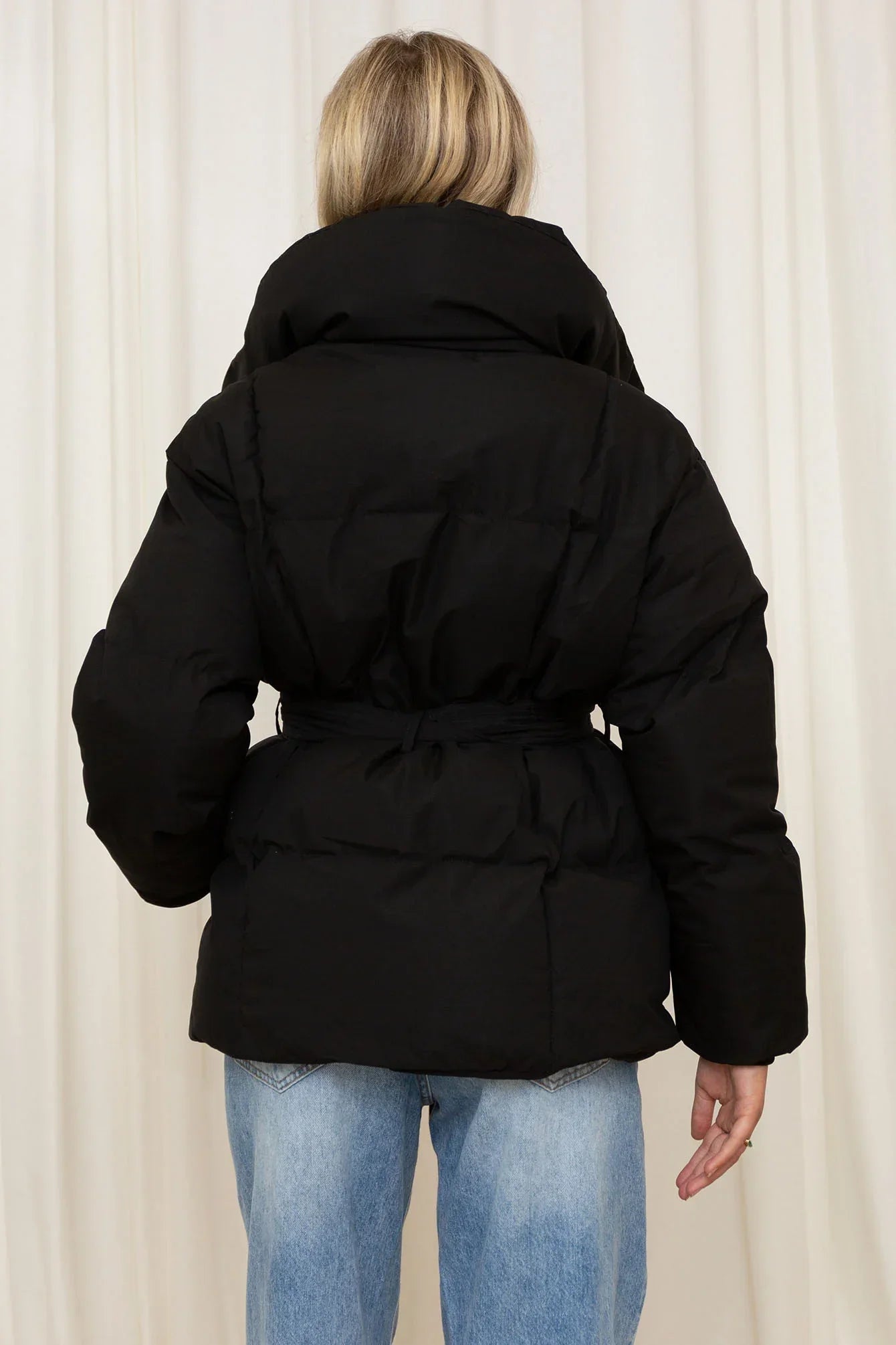 Winter Coat | Padded | Belt | Puffer Jacket | Ladies Overcoat-Grace Aura