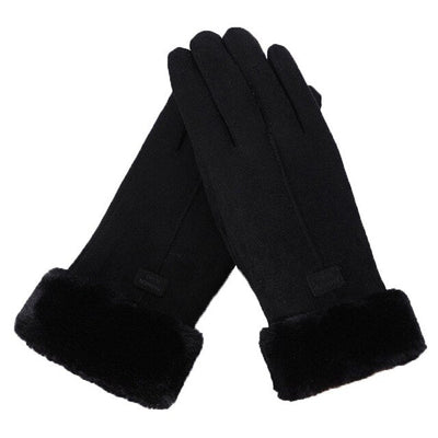 Winter Gloves - Warm - Fur Lined - TouchScreen Gloves - Women's Gloves-Grace Aura