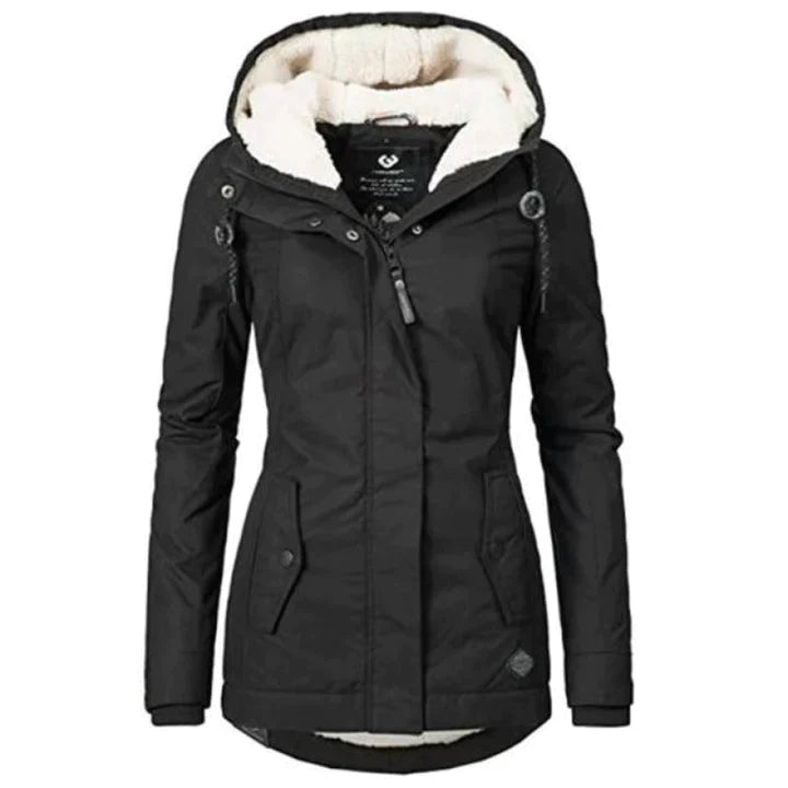 Winter Jacket - Warm - Hooded - Parka Coat - Women's Winter Coat-Grace Aura