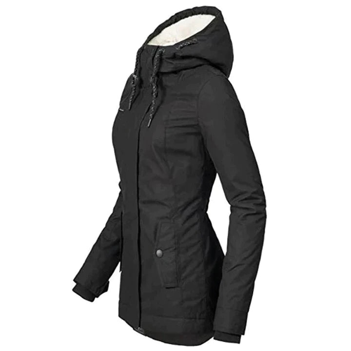Winter Jacket - Warm - Hooded - Parka Coat - Women's Winter Coat-Grace Aura