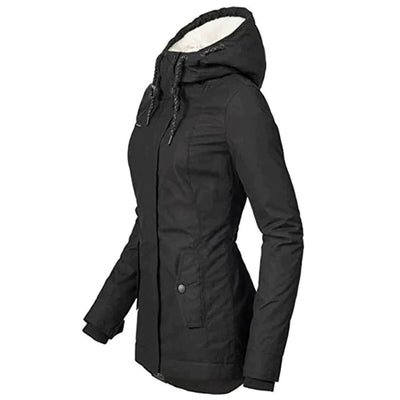 Winter Jacket - Warm - Hooded - Parka Coat - Women's Winter Coat-Grace Aura