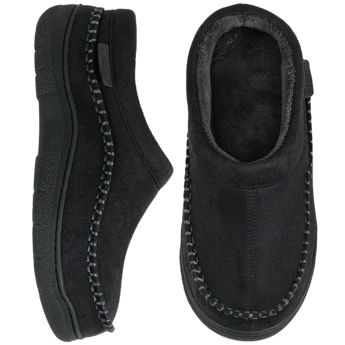 Winter Slippers - Fur Lined - Rubber Sole - Winter Clogs - Men's Shoes -Grace Aura
