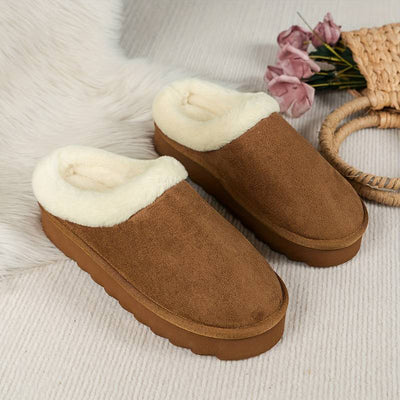 Winter Slippers - Furry - Slip-On - Indoor Slippers - House Slippers-Grace Aura