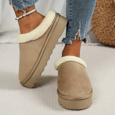 Winter Slippers - Furry - Slip-On - Indoor Slippers - House Slippers-Grace Aura