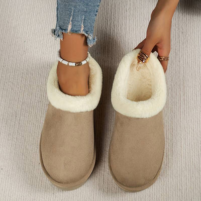 Winter Slippers - Furry - Slip-On - Indoor Slippers - House Slippers-Grace Aura