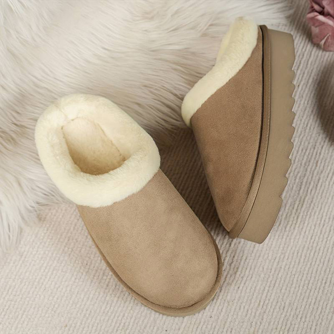 Winter Slippers - Furry - Slip-On - Indoor Slippers - House Slippers-Grace Aura