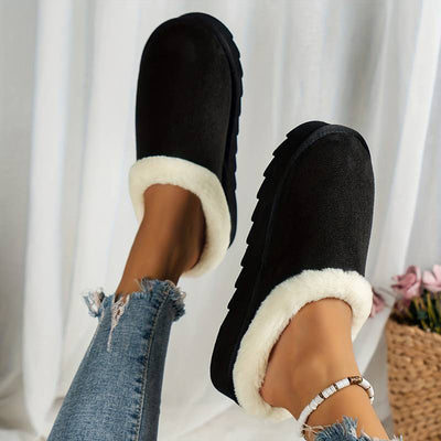 Winter Slippers - Furry - Slip-On - Indoor Slippers - House Slippers-Grace Aura