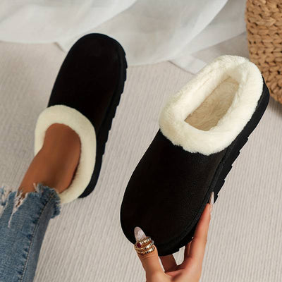 Winter Slippers - Furry - Slip-On - Indoor Slippers - House Slippers-Grace Aura