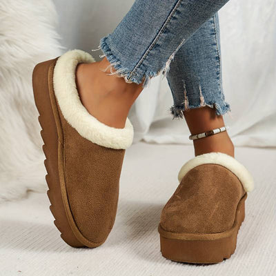 Winter Slippers - Furry - Slip-On - Indoor Slippers - House Slippers-Grace Aura