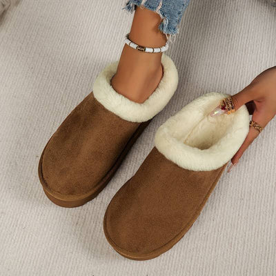 Winter Slippers - Furry - Slip-On - Indoor Slippers - House Slippers-Grace Aura