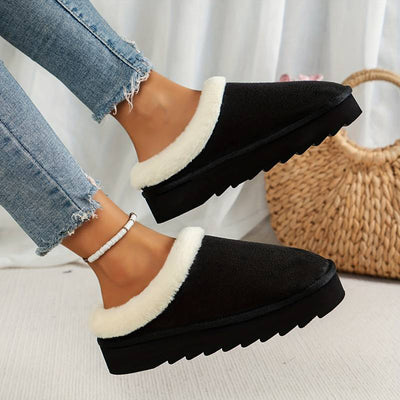 Winter Slippers - Furry - Slip-On - Indoor Slippers - House Slippers-Grace Aura