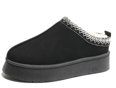 Winter Slippers | Warm | Fur Lined | Platform Slippers | Women's Shoes-Grace Aura