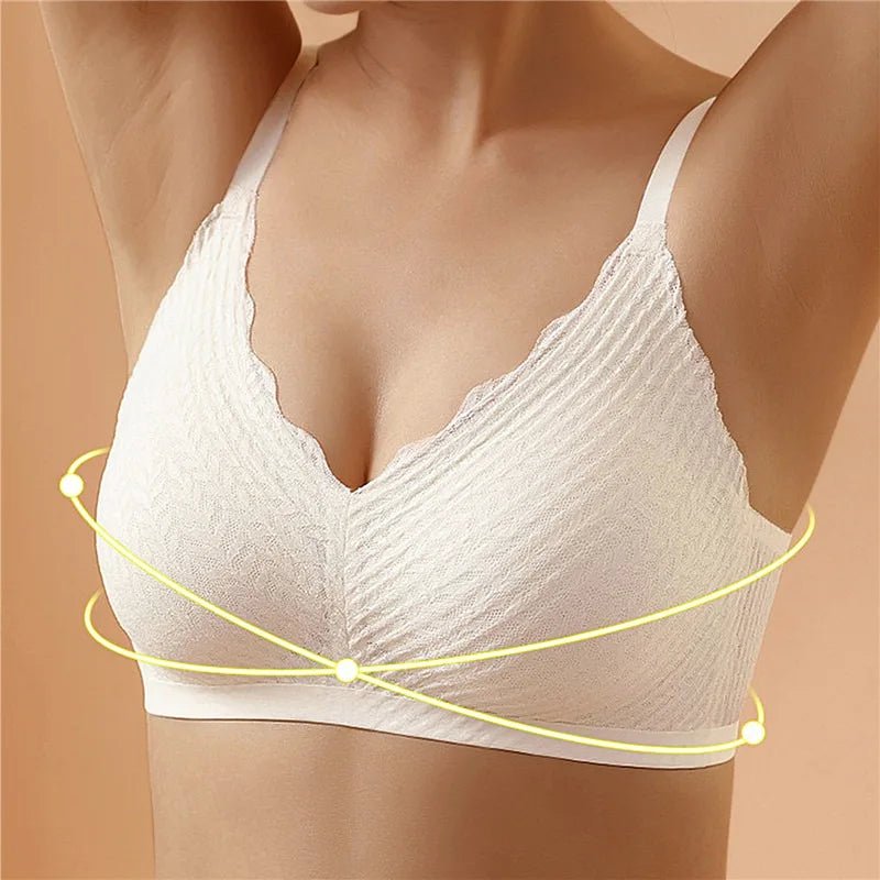 Wireless Bra - Women's Comfortable Non Underwire Bralette-Grace Aura