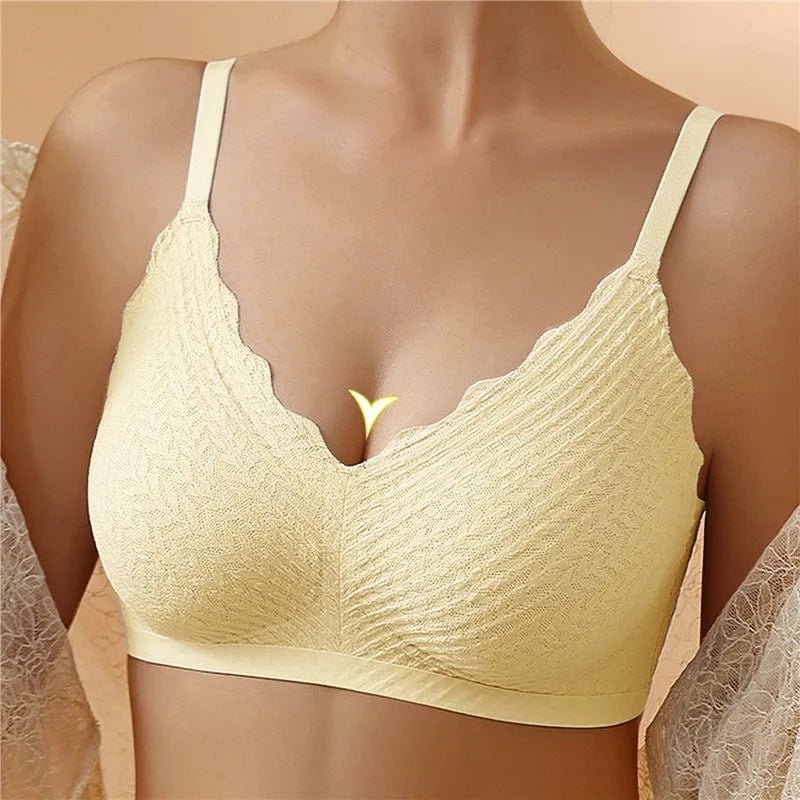 Wireless Bra - Women's Comfortable Non Underwire Bralette-Grace Aura