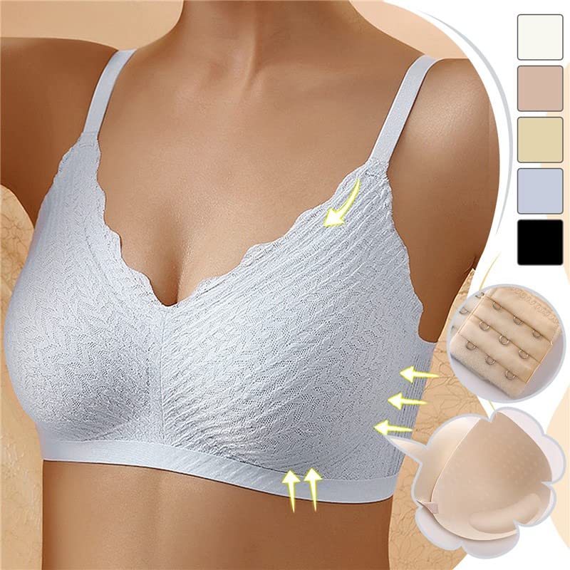 Wireless Bra - Women's Comfortable Non Underwire Bralette-Grace Aura
