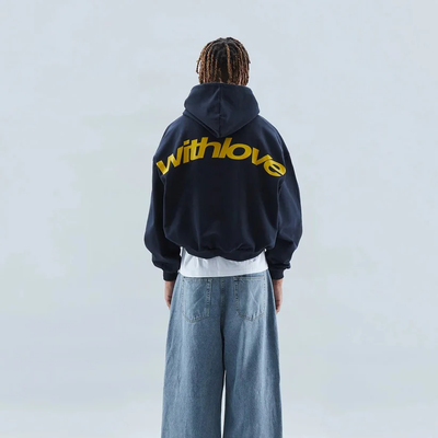 With Love Hoodie | Comfy | Pullover | Unisex Hoodie | Oversized Hoodie-Grace Aura