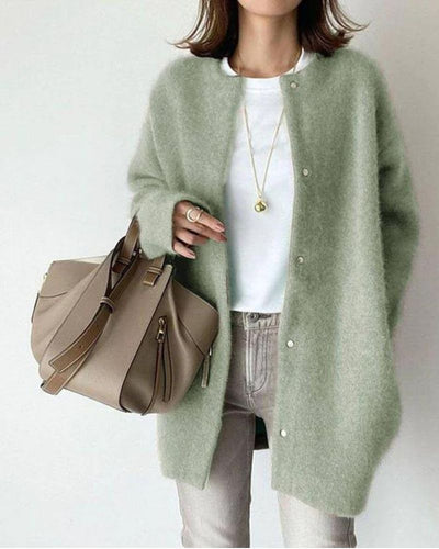 Women's Coatigan | Oversized | Button-Up | Knit Cardigan | Women's Cardigan -Grace Aura