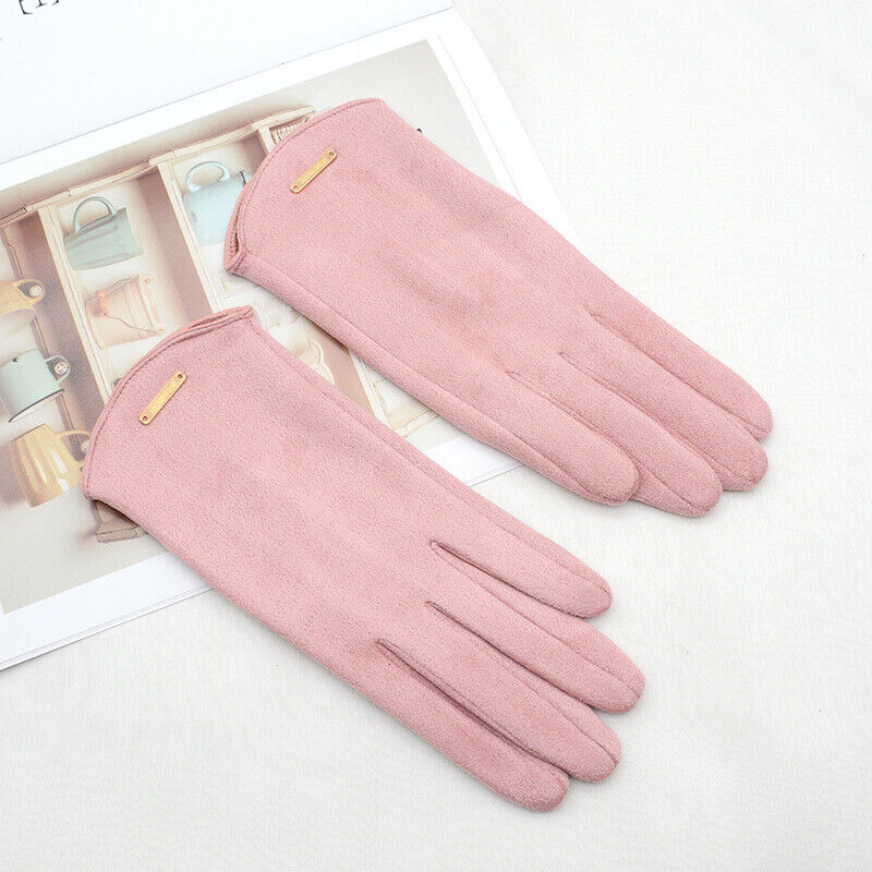 Women's Gloves - Warm - Suede - Touchscreen Gloves - Winter Gloves-Grace Aura
