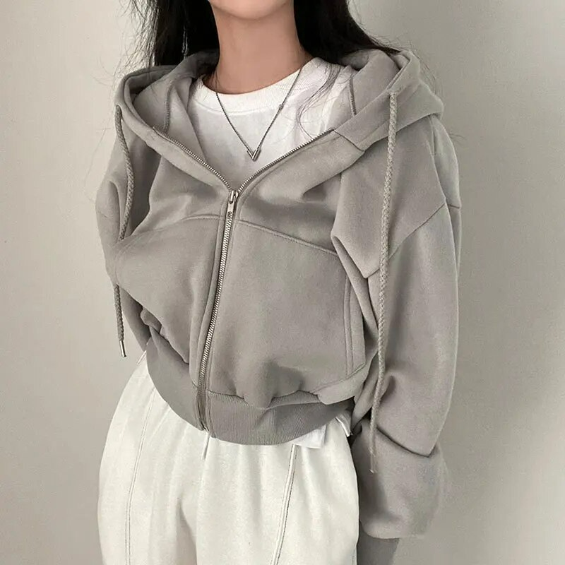 Women's Hoodie | Comfy | Oversized | Zipper Hoodie | Ladies Zip-Up Hoodies-Grace Aura
