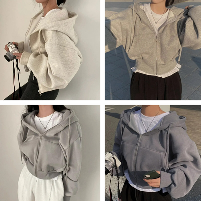 Women's Hoodie | Comfy | Oversized | Zipper Hoodie | Ladies Zip-Up Hoodies-Grace Aura