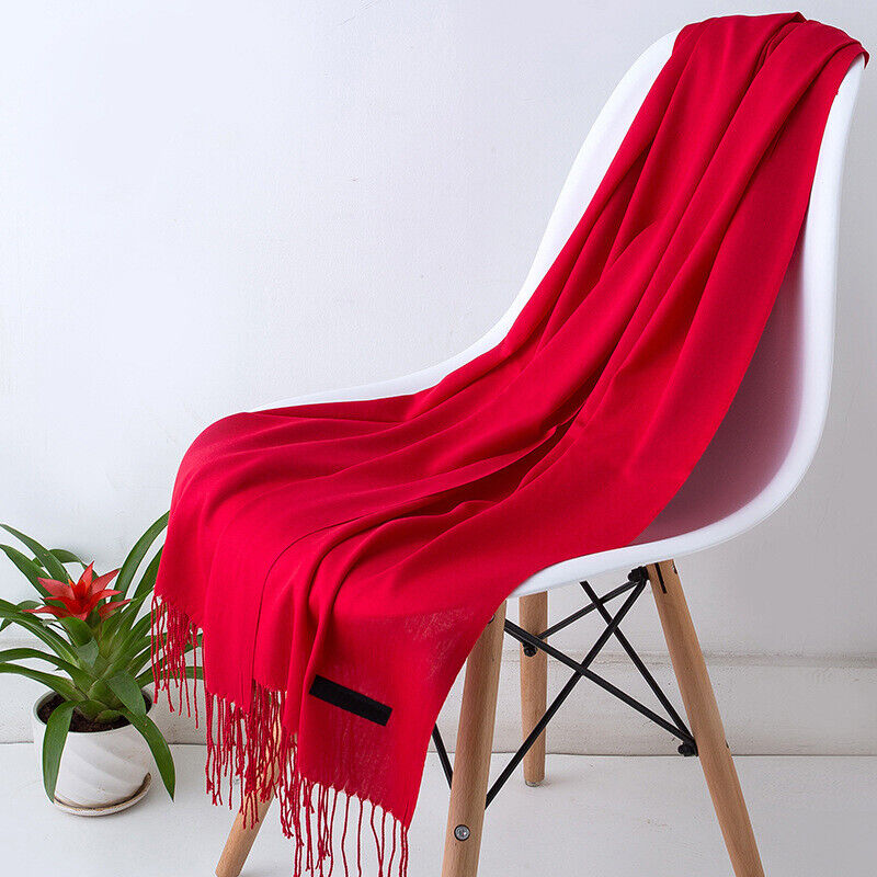 Women's Scarf - Big - Tassel - Long Scarf - Cashmere Scarf-Grace Aura