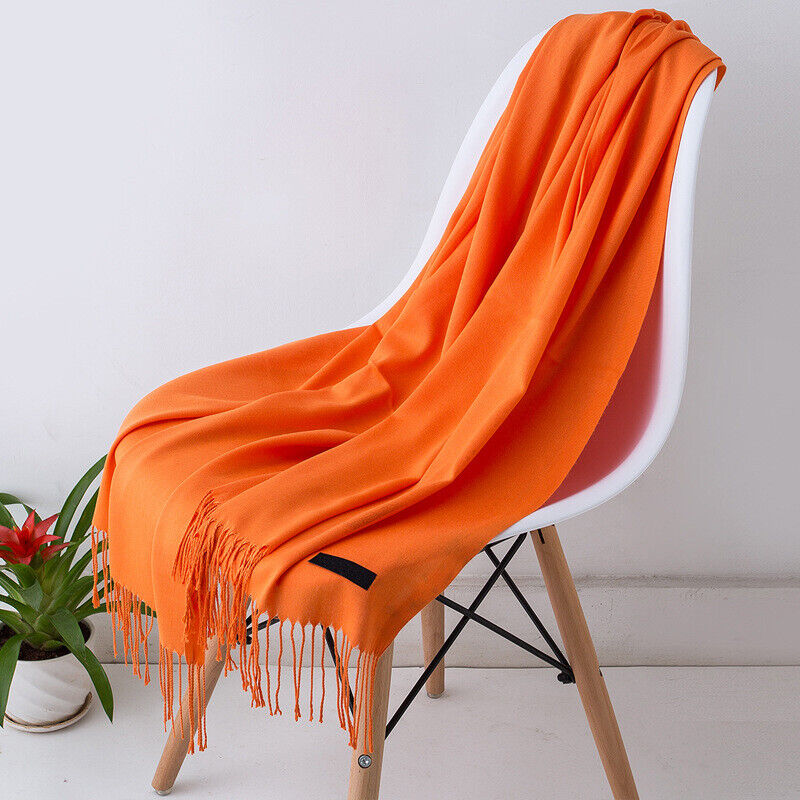 Women's Scarf - Big - Tassel - Long Scarf - Cashmere Scarf-Grace Aura