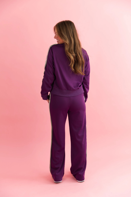 Women's Tracksuit | Zip-Up | Striped | Jogging Set | Co-Ord Sets Women-Grace Aura