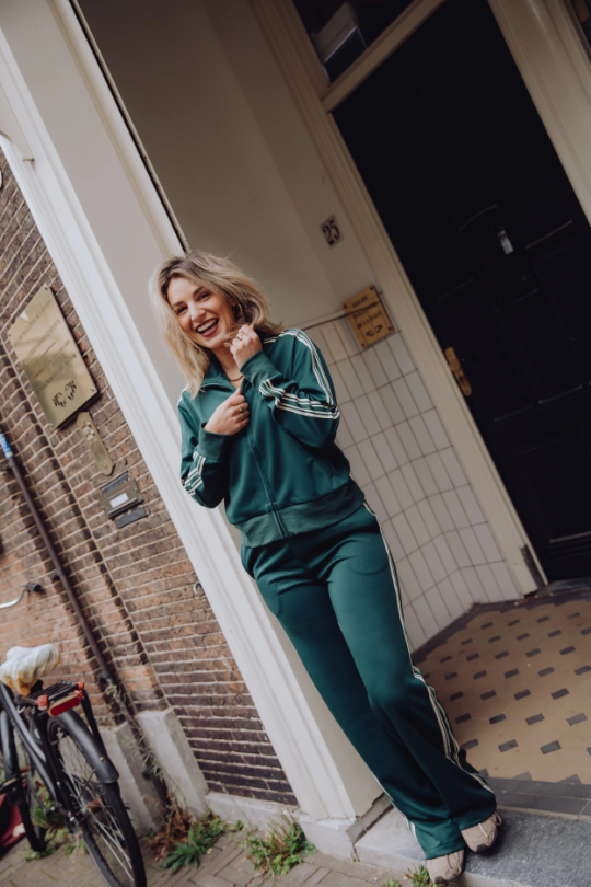 Women's Tracksuit | Zip-Up | Striped | Jogging Set | Co-Ord Sets Women-Grace Aura