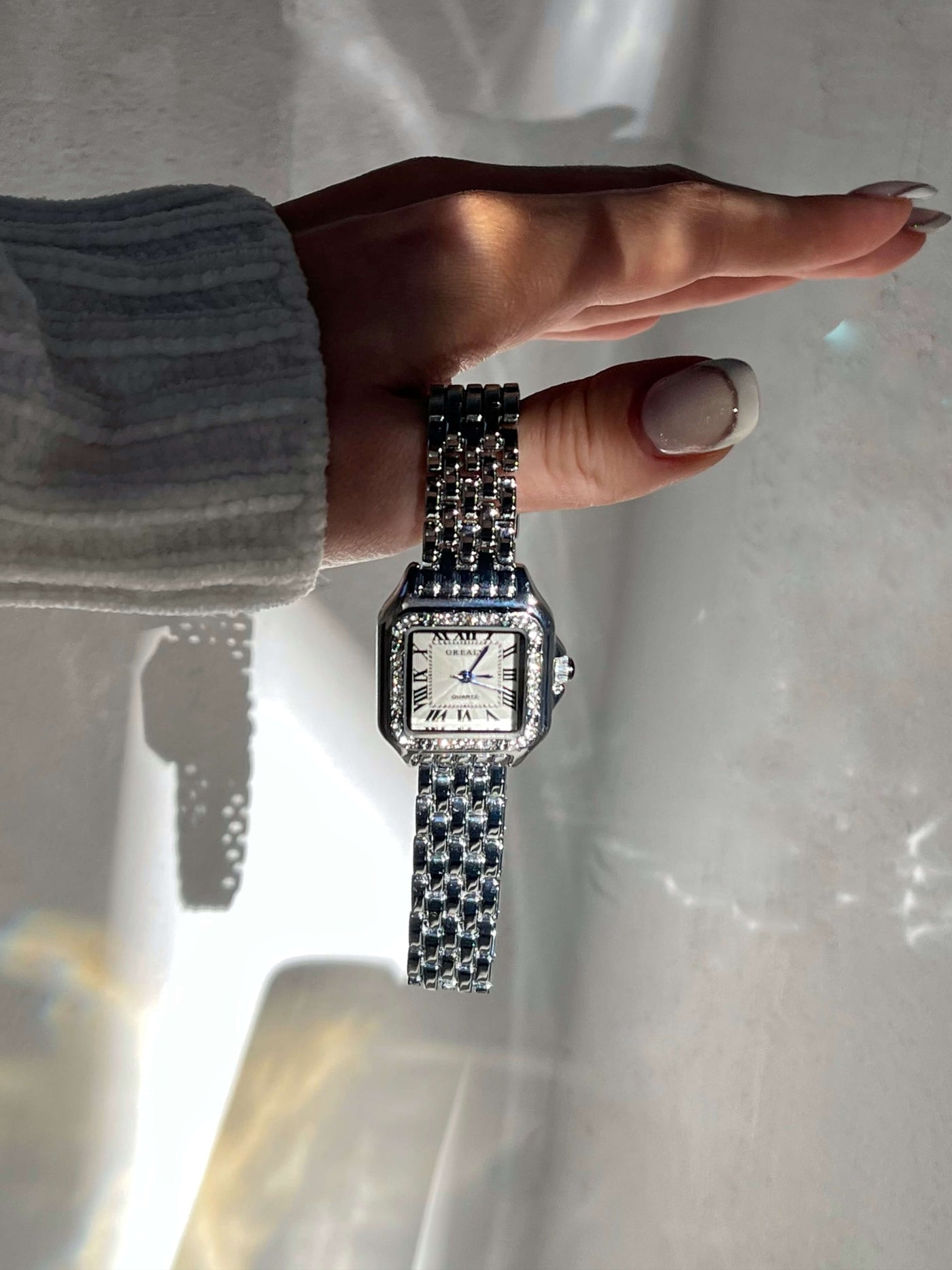 Women's Watch | Small | Diamonds | Square Watch | Quartz Watch-Grace Aura