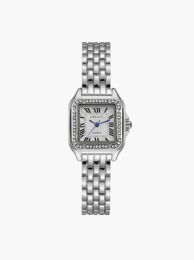 Women's Watch | Small | Diamonds | Square Watch | Quartz Watch-Grace Aura