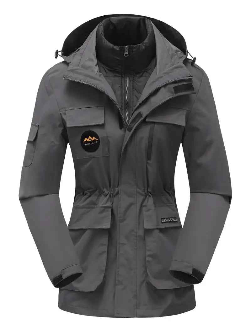 Women's Winter Jacket | Hooded | Pockets | Snow Jacket | Winter Coat-Grace Aura