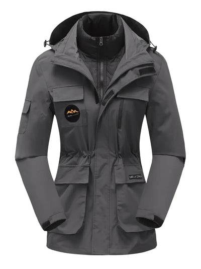 Women's Winter Jacket | Hooded | Pockets | Snow Jacket | Winter Coat-Grace Aura