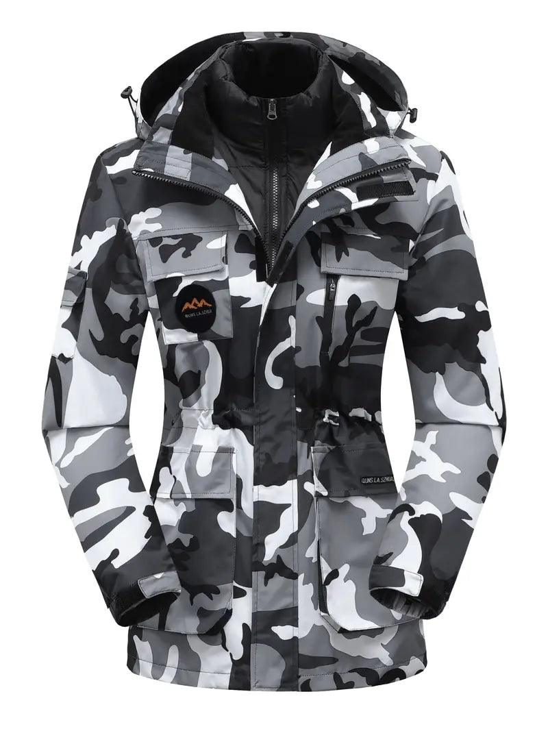 Women's Winter Jacket | Hooded | Pockets | Snow Jacket | Winter Coat-Grace Aura