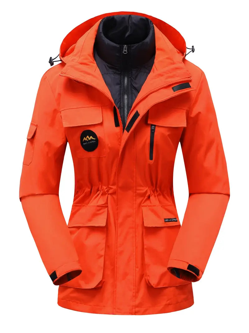 Women's Winter Jacket | Hooded | Pockets | Snow Jacket | Winter Coat-Grace Aura