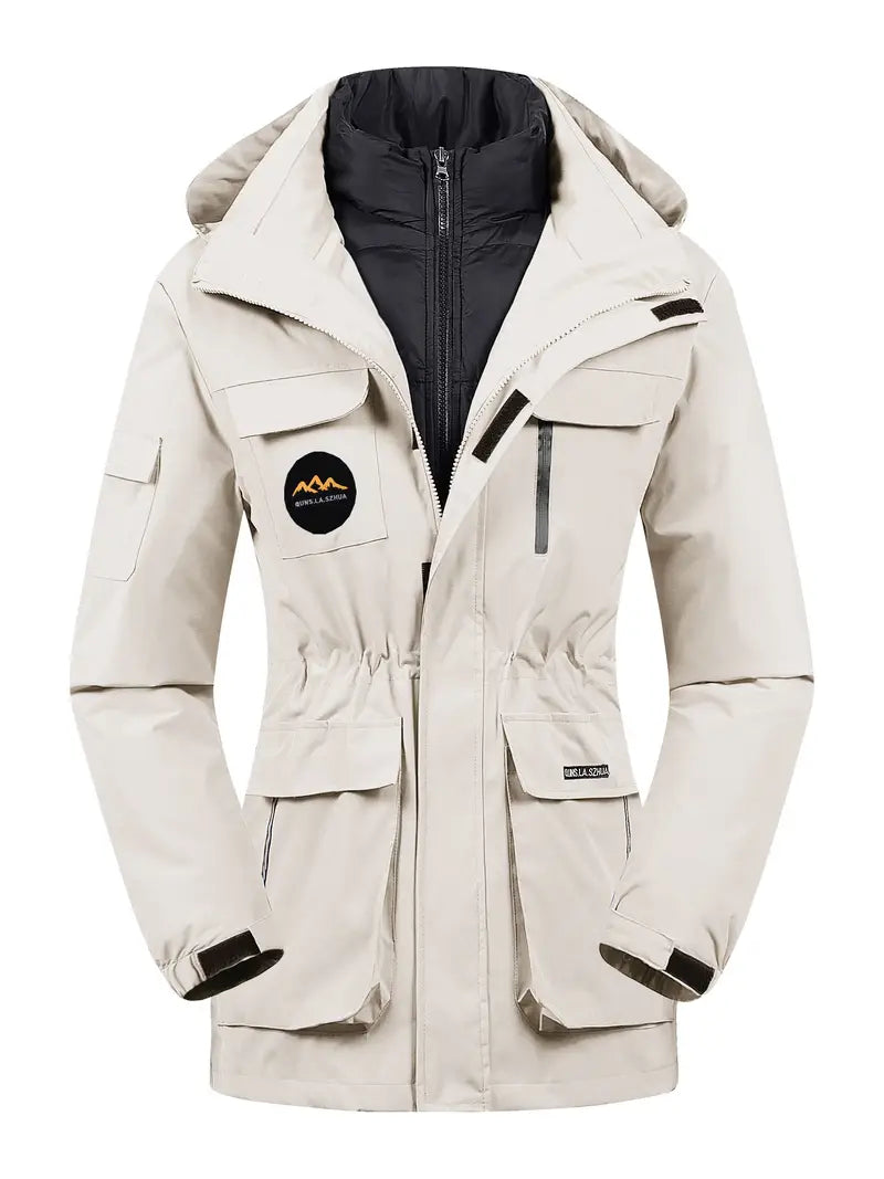 Women's Winter Jacket | Hooded | Pockets | Snow Jacket | Winter Coat-Grace Aura