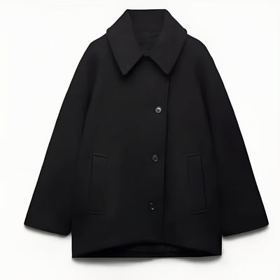 Wool Jacket | Oversized | Autumn | Woolen Coat | Women's Jackets-Grace Aura